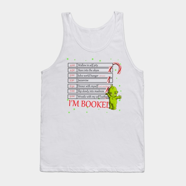 I'm booked candycane Tank Top by ImSomethingElse